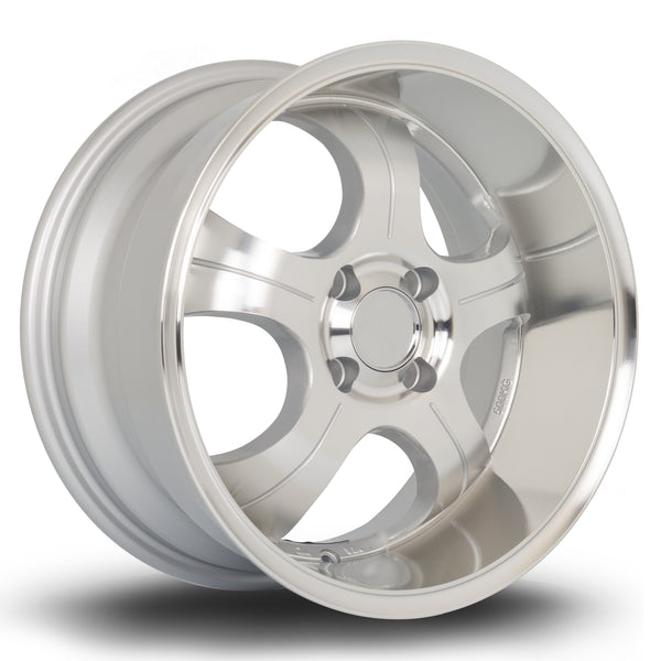 Rota Cup 4x100 16" 8J ET35 Silver (Polished Lip) Alloy Wheel