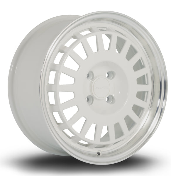 Rota EG6 4x100 16" 7J ET35 White (Polished Lip) Alloy Wheel