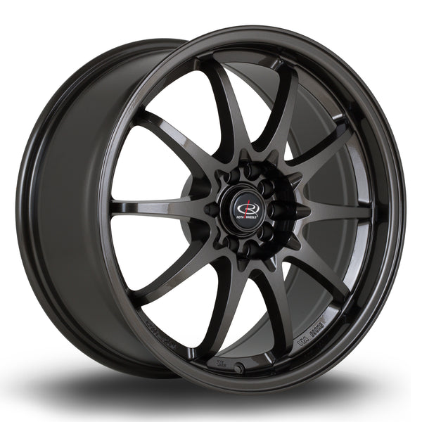 Rota Fight 5x100-5x114 18" 8.5J ET30 Gunmetal Alloy Wheel