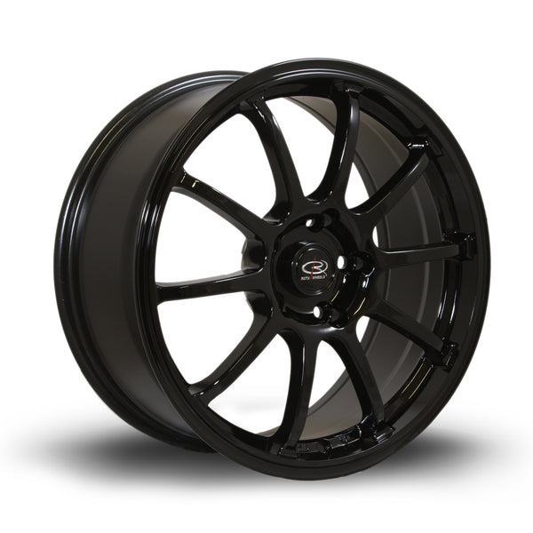 Rota Force 5x114 17" 7.5J ET45 Black Alloy Wheel