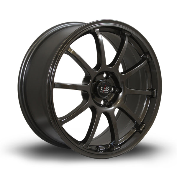 Rota Force 5x100 17" 7.5J ET48 Gunmetal Alloy Wheel