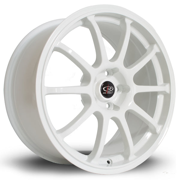 Rota Force 4x100 17" 7.5J ET45 White Alloy Wheel