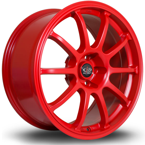 Rota Force 17" 5x100 8J ET35 Flat Red Alloy Wheel