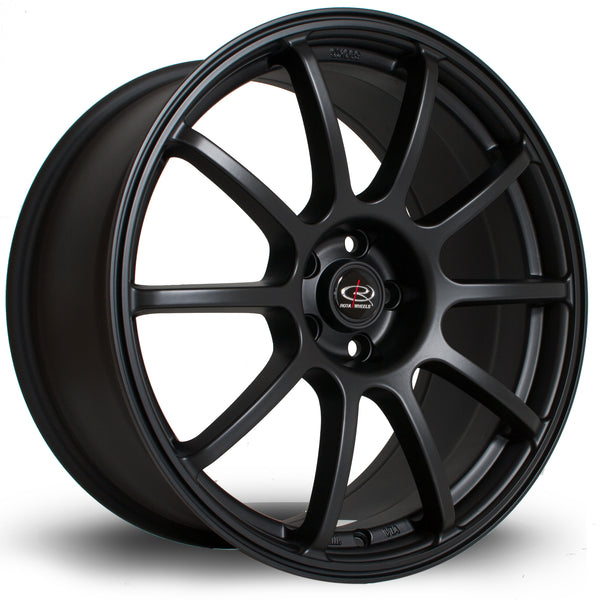 Rota Force 18" 5x100 8.5J ET48 Flat Black Alloy Wheel