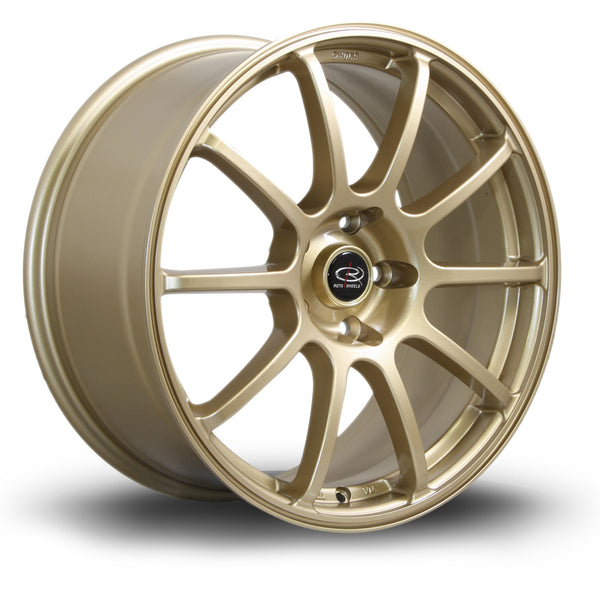 Rota Force 5x100 18" 8.5J ET48 Gold Alloy Wheel