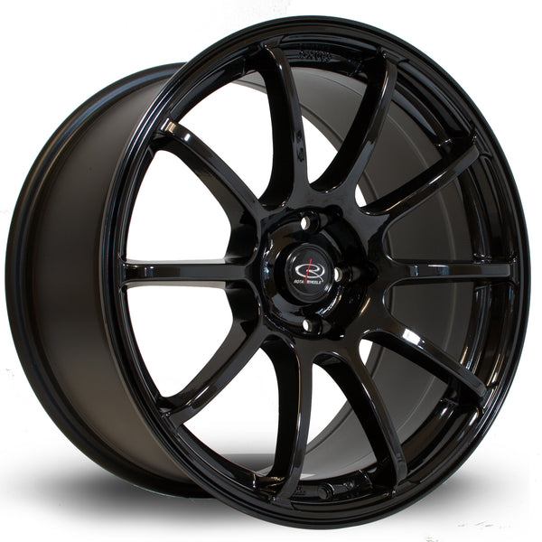 Rota Force 5x114 18" 9J ET27 Black Alloy Wheel