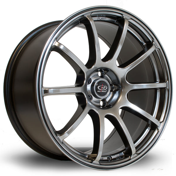 Rota Force 5x100 18" 9J ET35 Hyper Black Alloy Wheel