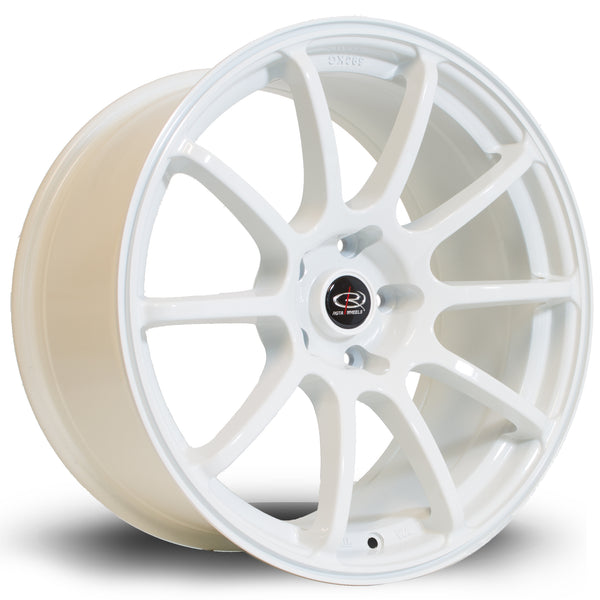 Rota Force 5x114 18" 9J ET27 White Alloy Wheel