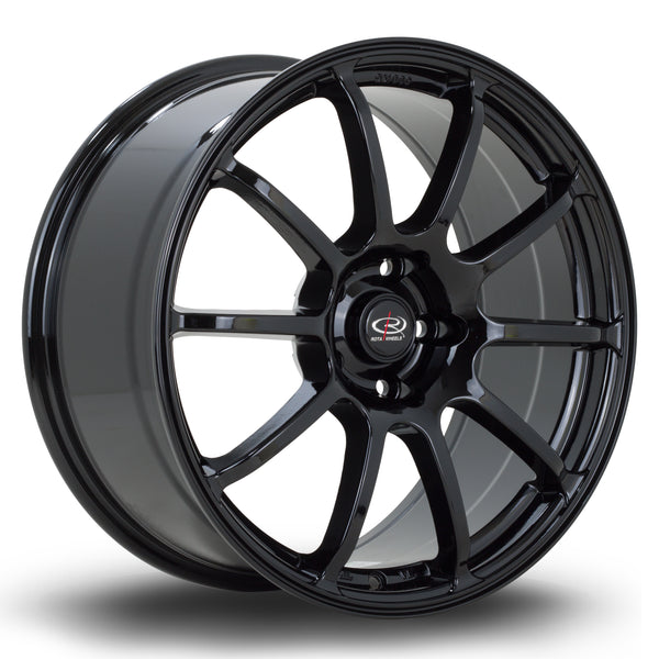 Rota Force2 5x112 18" 8.5J ET45 Black Alloy Wheel