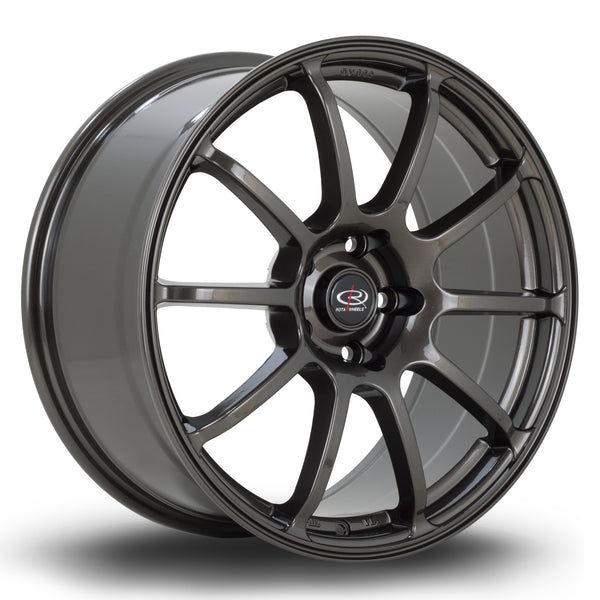 Rota Force2 5x112 18" 8.5J ET45 Gunmetal Alloy Wheel