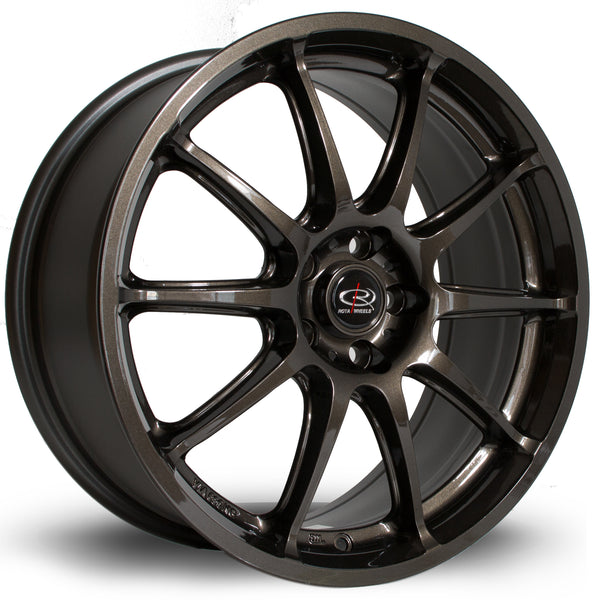 Rota Gra 5x100 17" 7.5J ET48 Gunmetal Alloy Wheel