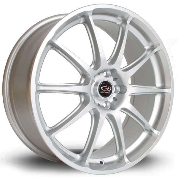 Rota Gra 18" 5x100 7.5J ET48 Silver Alloy Wheel