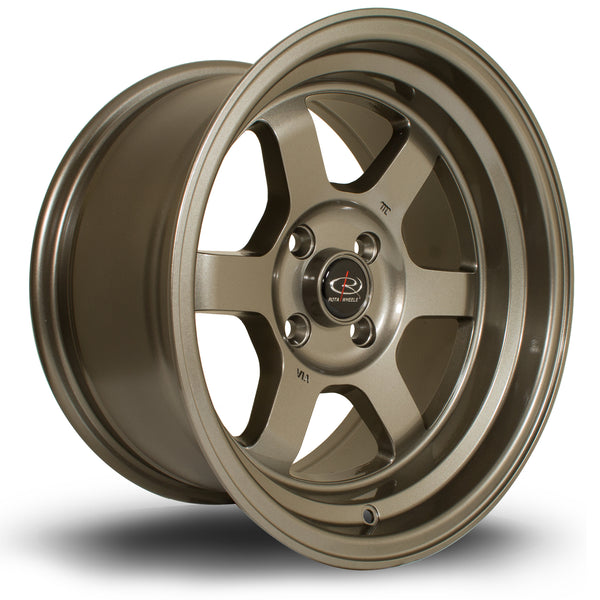 Rota Grid-V 4x108 15" 8J ET0 Bronze Alloy Wheel