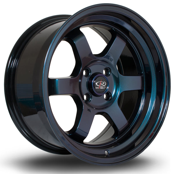 Rota Grid-V 4x100 16" 8J ET20 Neo Chrome Alloy Wheel