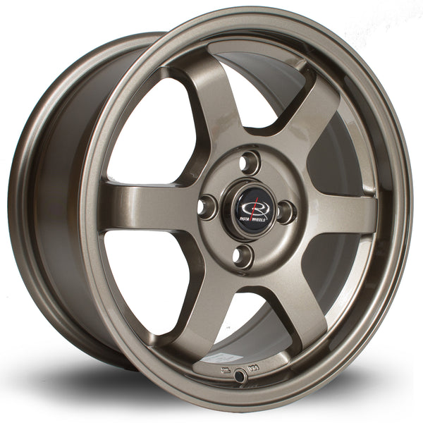 Rota Grid 4x108 15" 7J ET40 Bronze Alloy Wheel