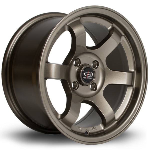 Rota Grid 4x100 15" 8J ET20 Bronze Alloy Wheel