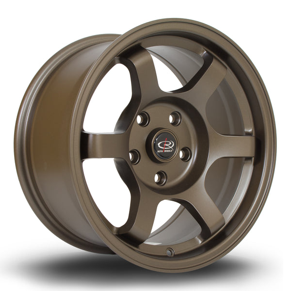 Rota Grid 5x120 16" 8J ET20 Matt Bronze 3 Alloy Wheel