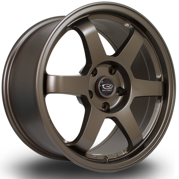 Rota Grid 5x114 17" 8.5J ET30 Matt Bronze 3 Alloy Wheel