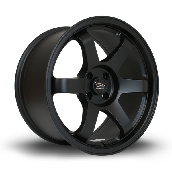 Rota Grid 5x114 17" 9.5J ET12 Flat Black Alloy Wheel