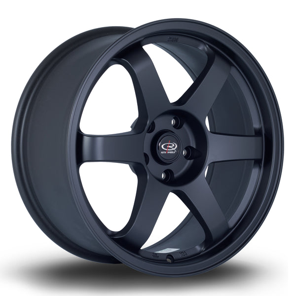 Rota Grid 18" 5x114 8.5J ET42 Flat Black Alloy Wheel