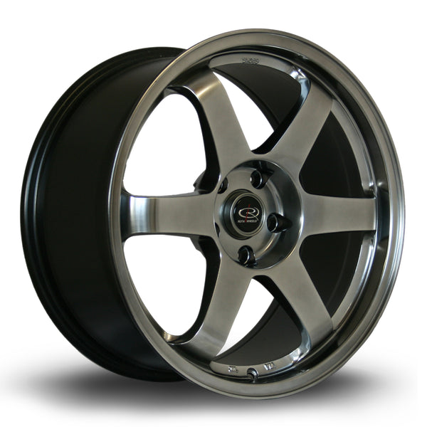 Rota Grid 5x114 18" 8.5J ET20 Hyper Black Alloy Wheel