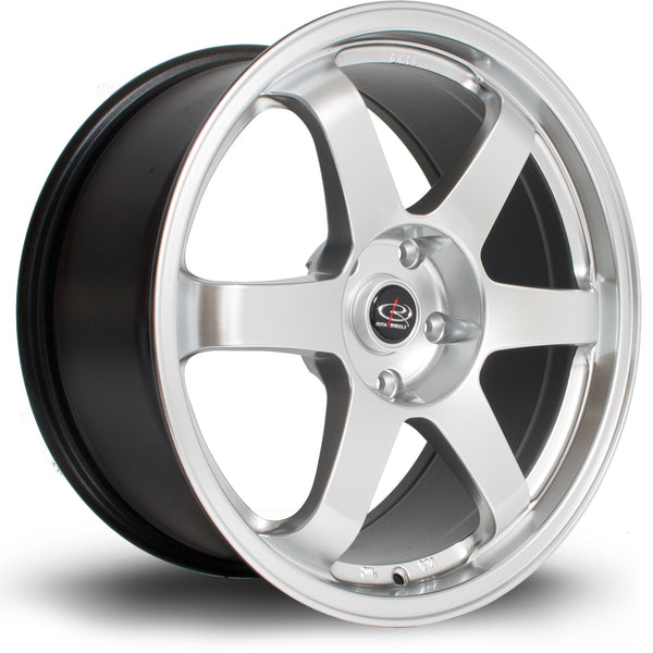 Rota Grid 5x120 18" 8.5J ET30 Hyper Silver Alloy Wheel