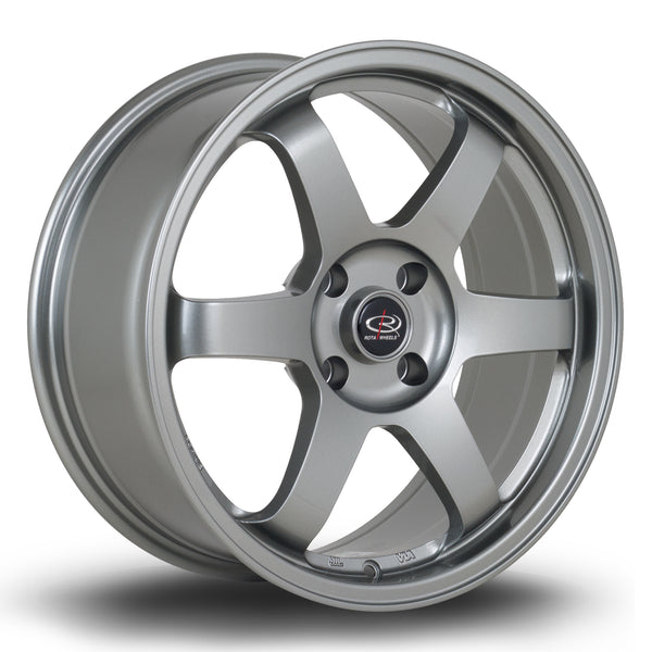 Rota Grid 2 4x108 17" 7.5J ET25 Steel Grey Alloy Wheel