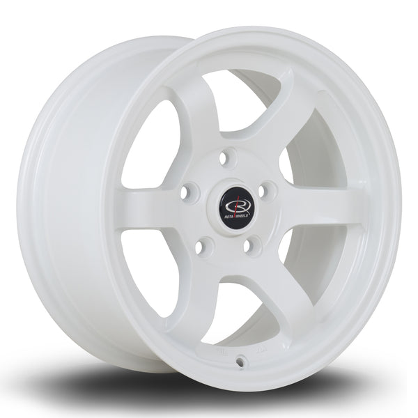 Rota Grid Max 5x114 15" 7J ET20 White Alloy Wheel