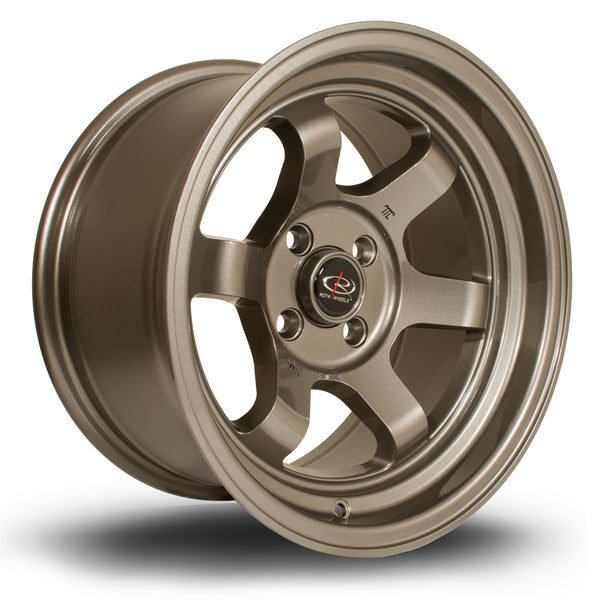 Rota Grid Max 4x100 15" 8J ET0 Bronze Alloy Wheel