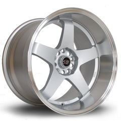 Rota GTR-D 5x114 18" 12J ET20 Silver (Polished Lip) Alloy Wheel