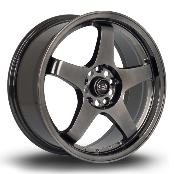 Rota GTR 5x114 17" 7.5J ET45 Hyper Black Alloy Wheel