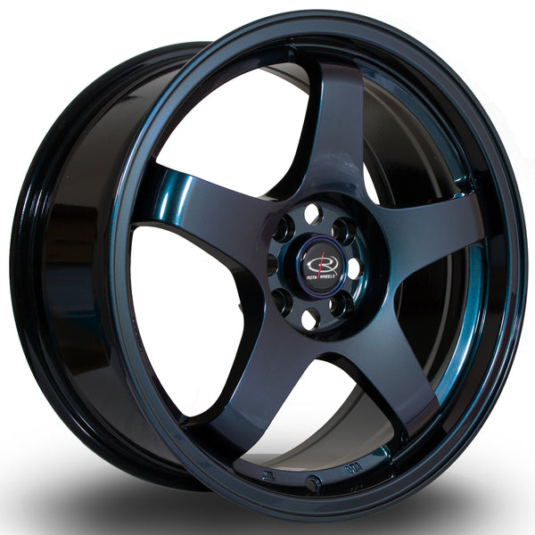 Rota GTR 4x100 17" 7.5J ET35 Neo Chrome Alloy Wheel