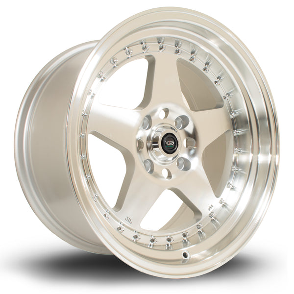 Rota Kyusha 4x114 17" 9.5J ET12 Silver (Polished Face) Alloy Wheel