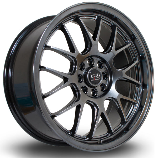 Rota MXR 4x108-4x100 17" 7.5J ET40 Hyper Black Alloy Wheel