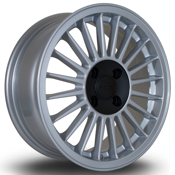 Rota R20 4x100 15" 6J ET29 Silver (Black Centre) Alloy Wheel