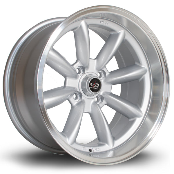 Rota RBX 4x114 17" 9J ET-13 Silver (Polished Lip) Alloy Wheel