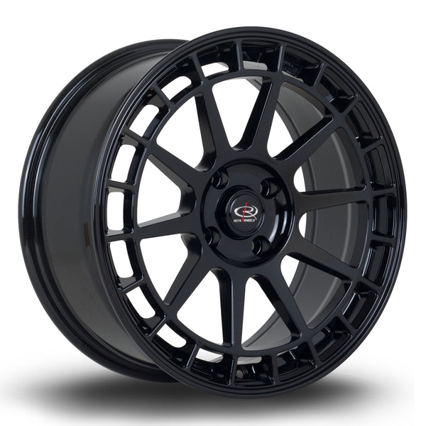 Rota Recce 4x108 17" 7.5J ET25 Black Alloy Wheel