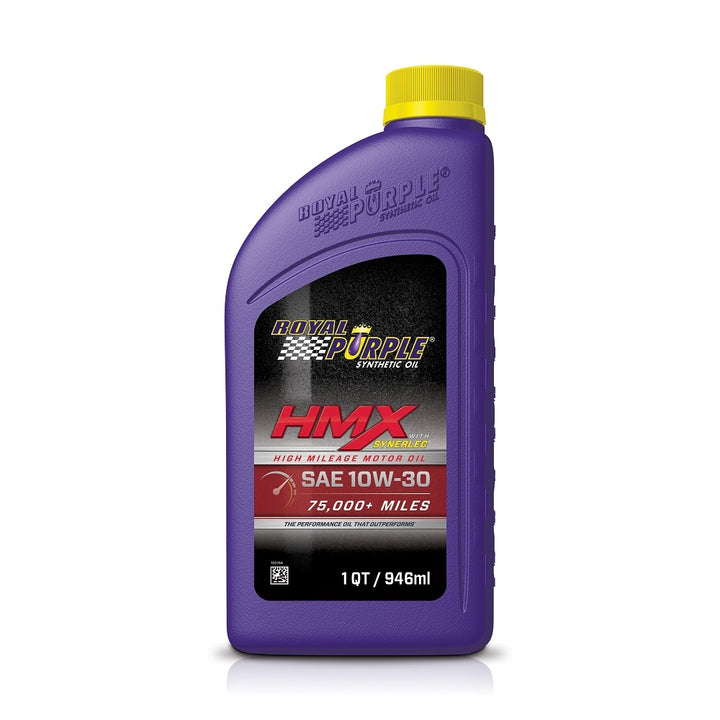 Royal Purple HMX High Mileage 10w30 Fully Synthetic Performance Engine Oil-6x Bottles (5.676L)