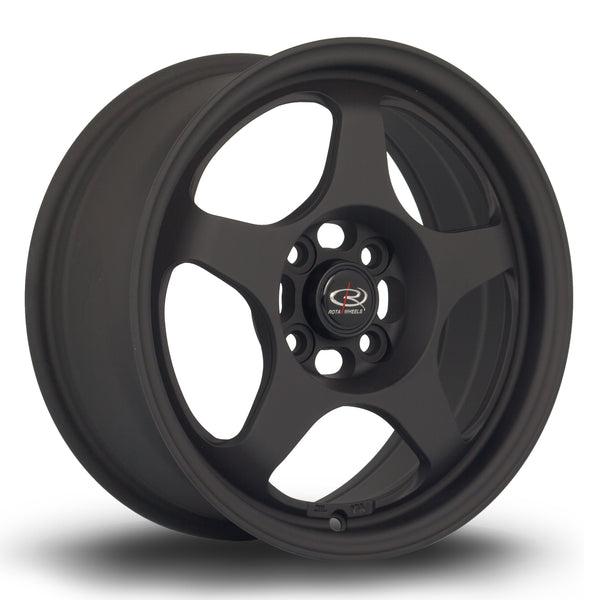 Rota Slipstream FF10 4x100 15" 6.5J ET35 Flat Black 2 Alloy Wheel