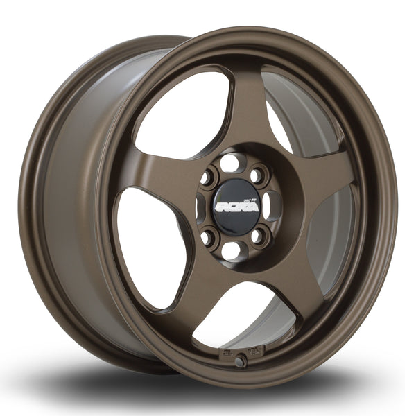 Rota Slipstream FF10 4x100 15" 6.5J ET35 Matt Bronze 3 Alloy Wheel