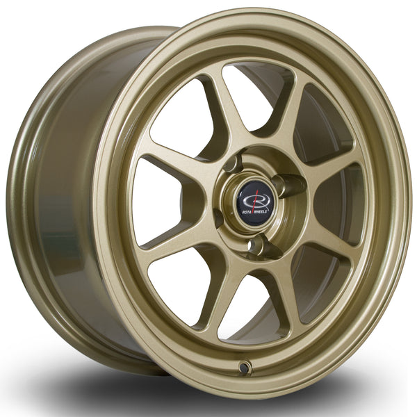 Rota Spec8 4x100 15" 7J ET35 Gold Alloy Wheel