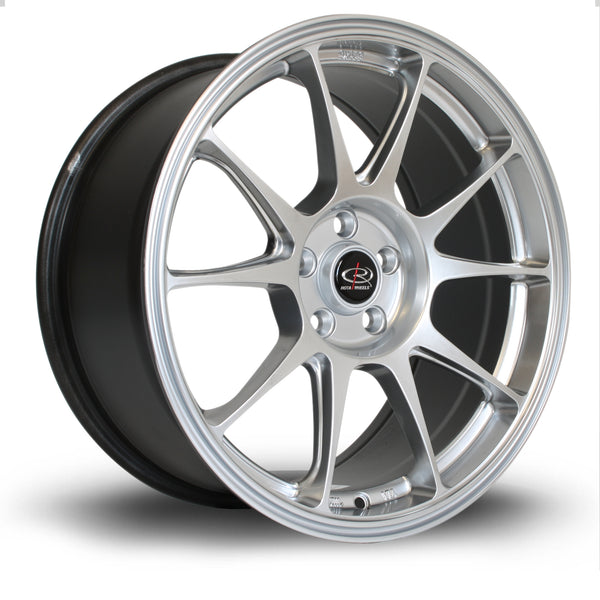 Rota Titan 5x100 17" 8J ET42 Hyper Silver Alloy Wheel