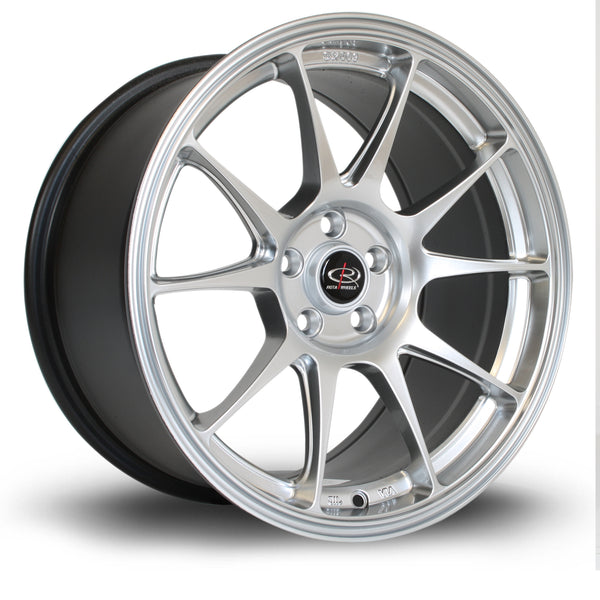 Rota Titan 5x100 17" 9J ET42 Hyper Silver Alloy Wheel