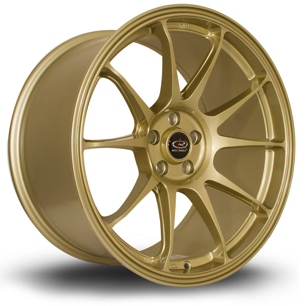 Rota Titan 5x100 18" 9.5J ET35 Gold Alloy Wheel