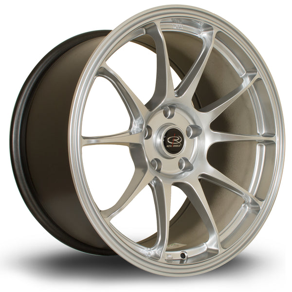 Rota Titan 5x114 18" 9.5J ET30 Hyper Silver Alloy Wheel