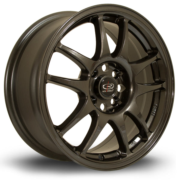 Rota Torque 15" 4x100 6.5J ET40 Gunmetal Alloy Wheel