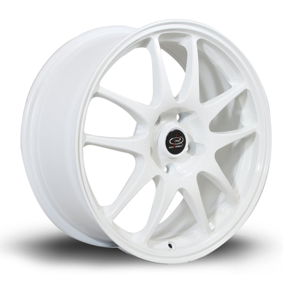 Rota Torque 4x100 17" 7.5J ET45 White Alloy Wheel