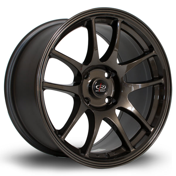 Rota Torque 4x114 17" 9.5J ET12 Gunmetal Alloy Wheel